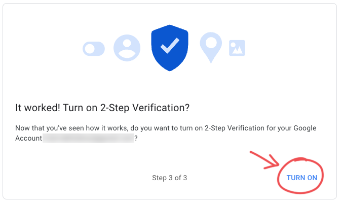 activate google 2step verification