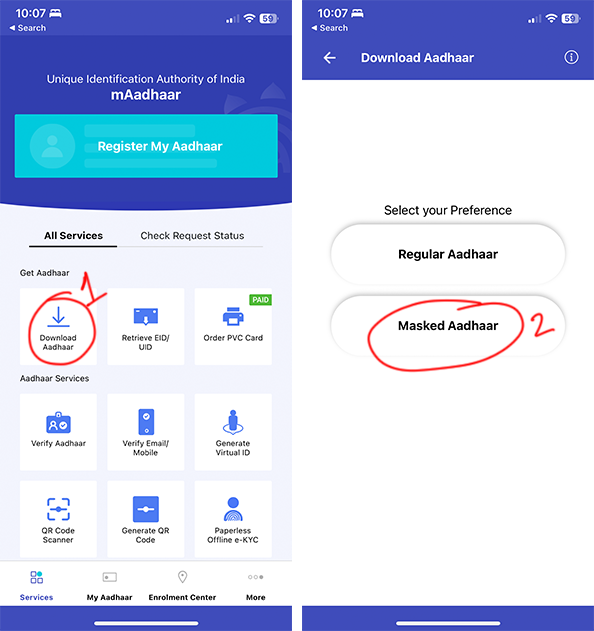 How to Download Masked Aadhar